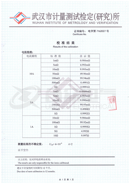 直流電阻快速測(cè)試儀，直流電阻測(cè)試儀 證書(shū)